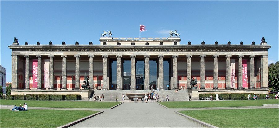 Museo Viejo de Karl Friedrich Schinkel arquitectura neoclasica ejemplo